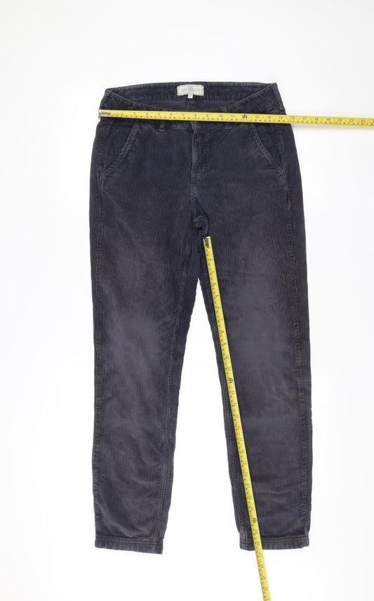Fat Face Men’s Blue Corduroy Tapered Trousers Size S 30W 28L