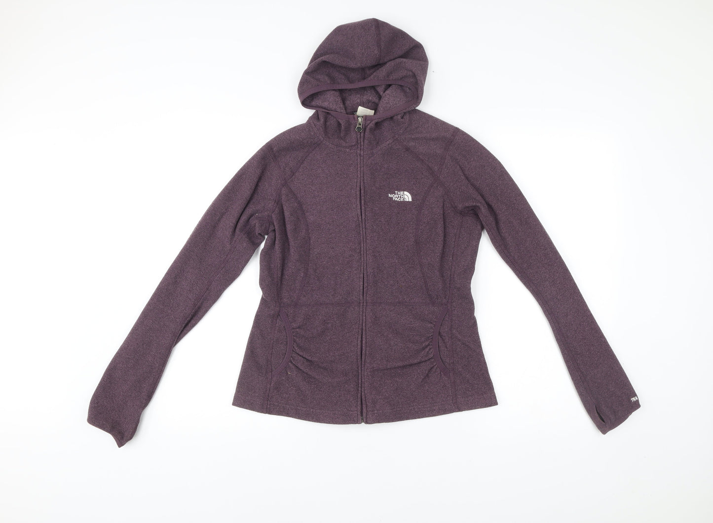 The North Face Womens Purple S Basic Fleece Hoodie Jacket
