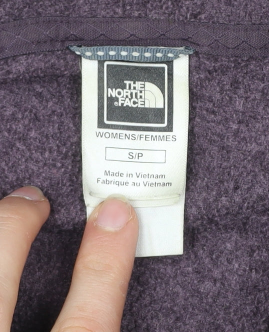 The North Face Womens Purple S Basic Fleece Hoodie Jacket