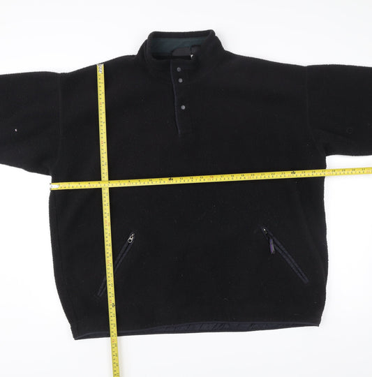 Patagonia Men’s Black XL Fleece Snap Jacket Outdoor Hiking