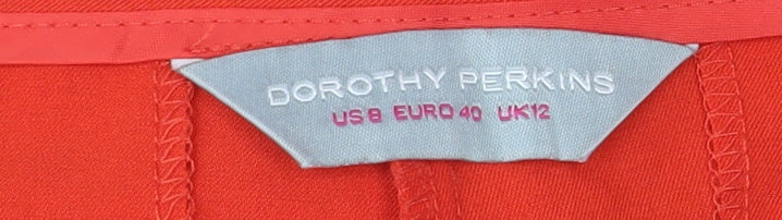 Dorothy Perkins Women’s Red Slim Fit Trousers UK 12 Workwear