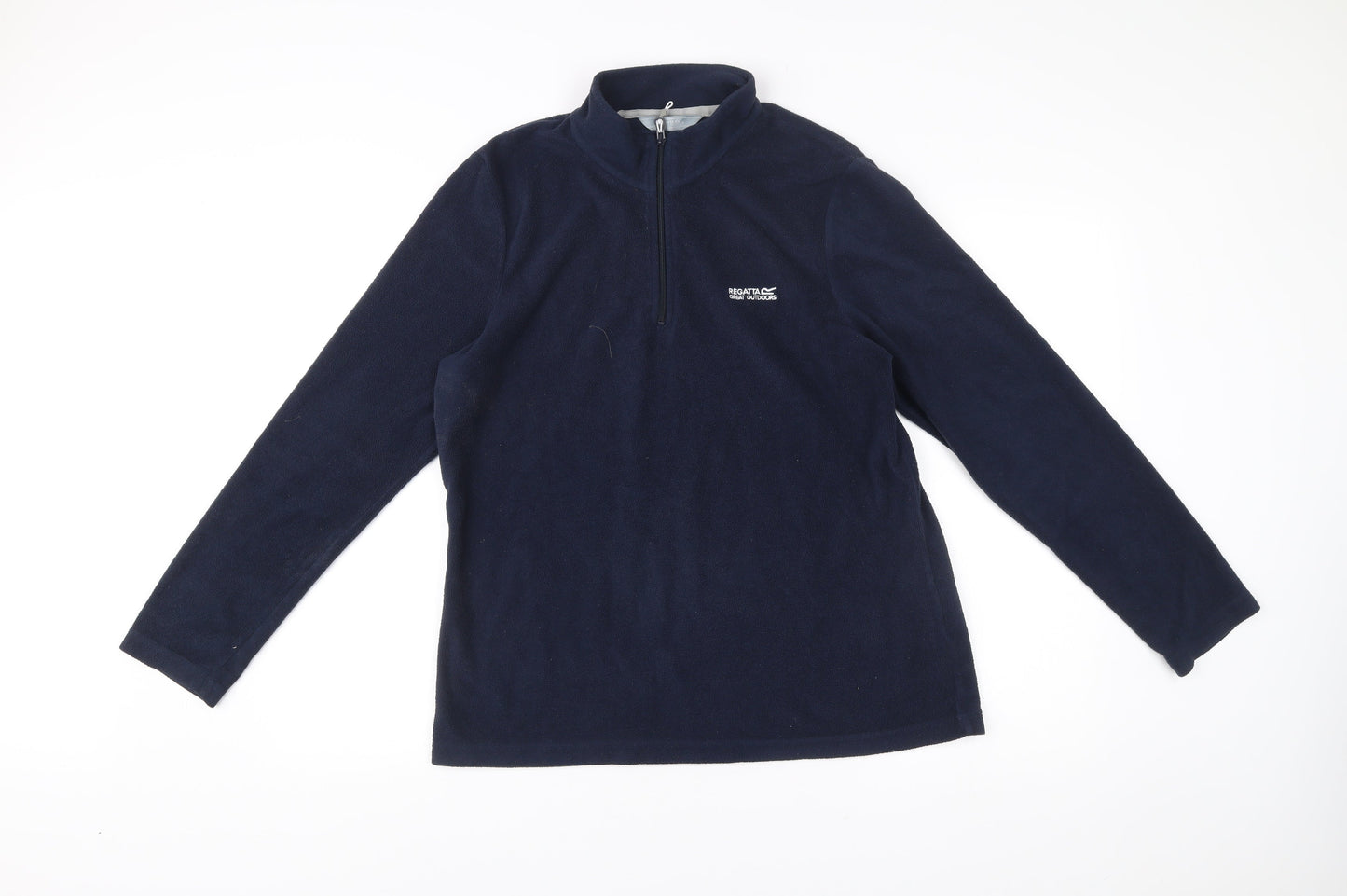 Regatta Womens Blue Size 16 Fleece Half Zip Jacket Outdoor Hiking