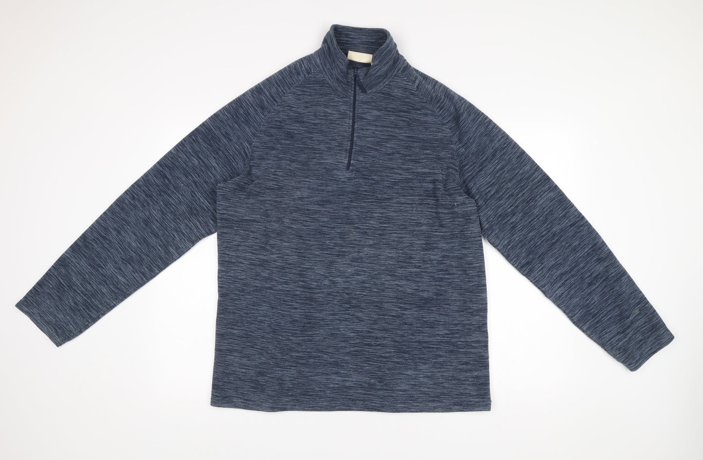 Mountain Warehouse Men’s Blue Snowdon Fleece II Jacket L Regular