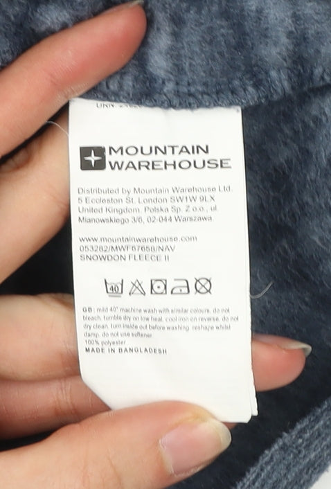 Mountain Warehouse Men’s Blue Snowdon Fleece II Jacket L Regular