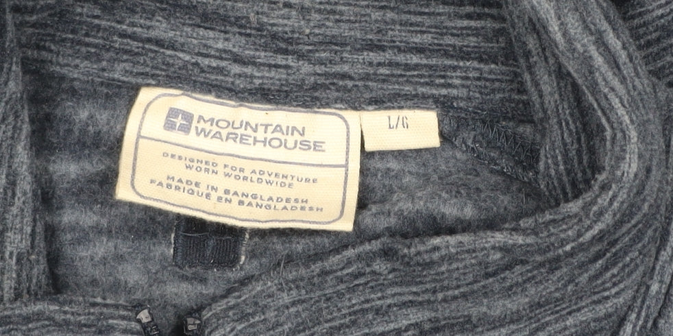 Mountain Warehouse Men’s Blue Snowdon Fleece II Jacket L Regular