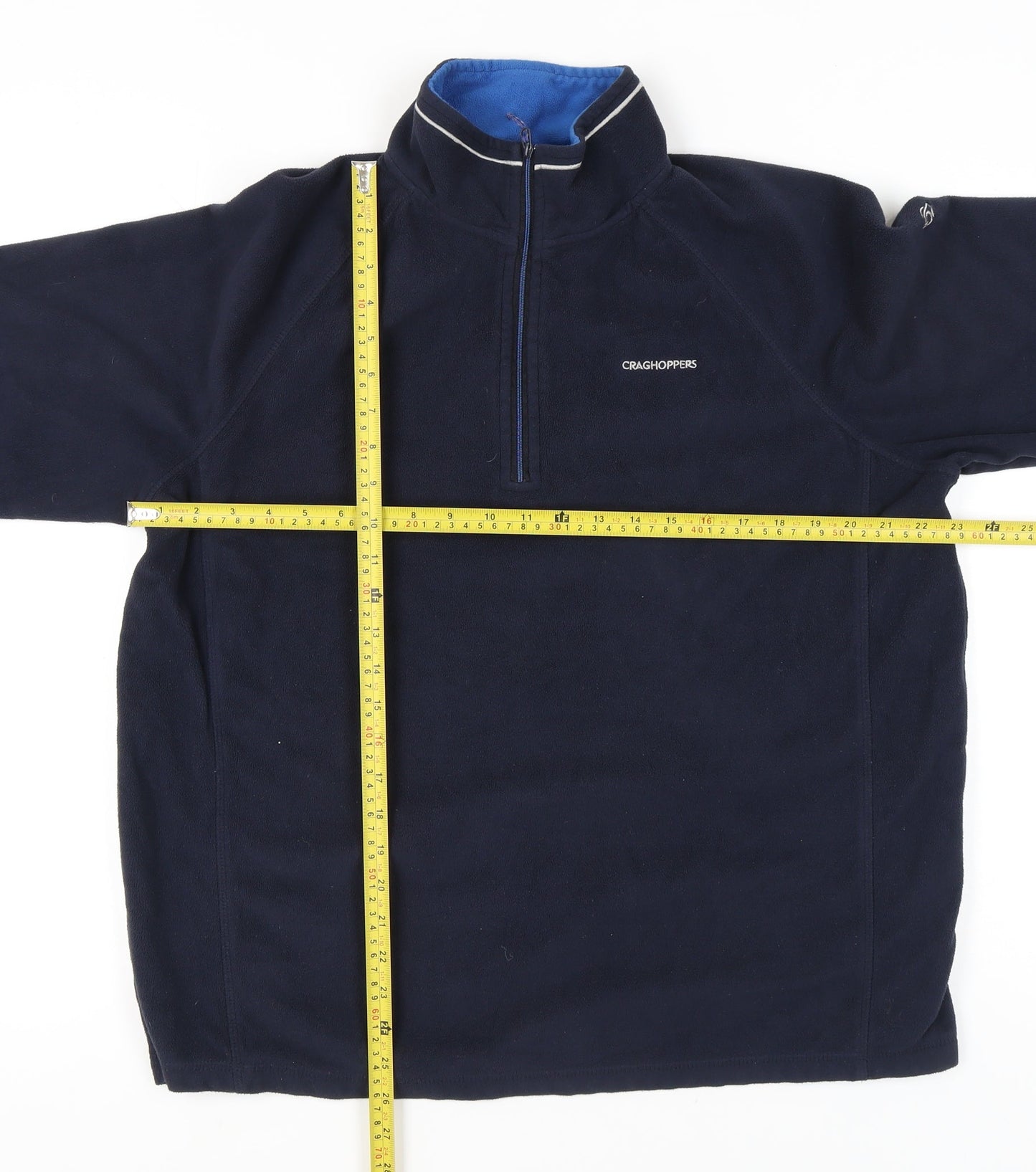 Craghoppers Men’s Blue XL Fleece Pullover Sweatshirt Outdoor Hiking