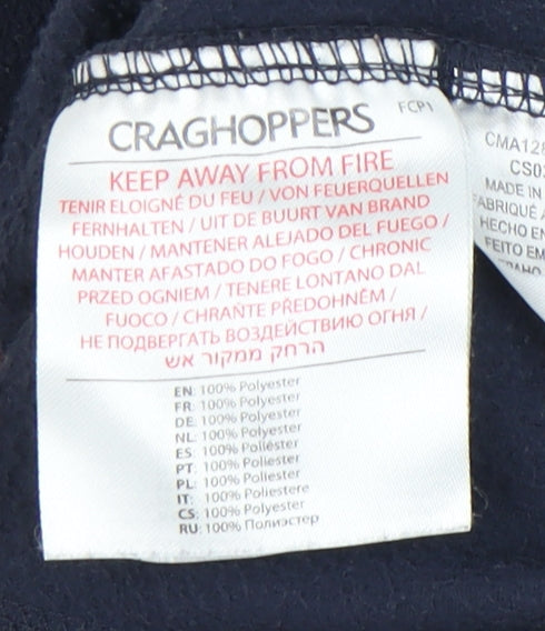 Craghoppers Men’s Blue XL Fleece Pullover Sweatshirt Outdoor Hiking