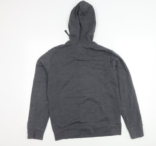 Champion Men’s Grey Pullover Hoodie Small Regular Fit Logo Sportswear