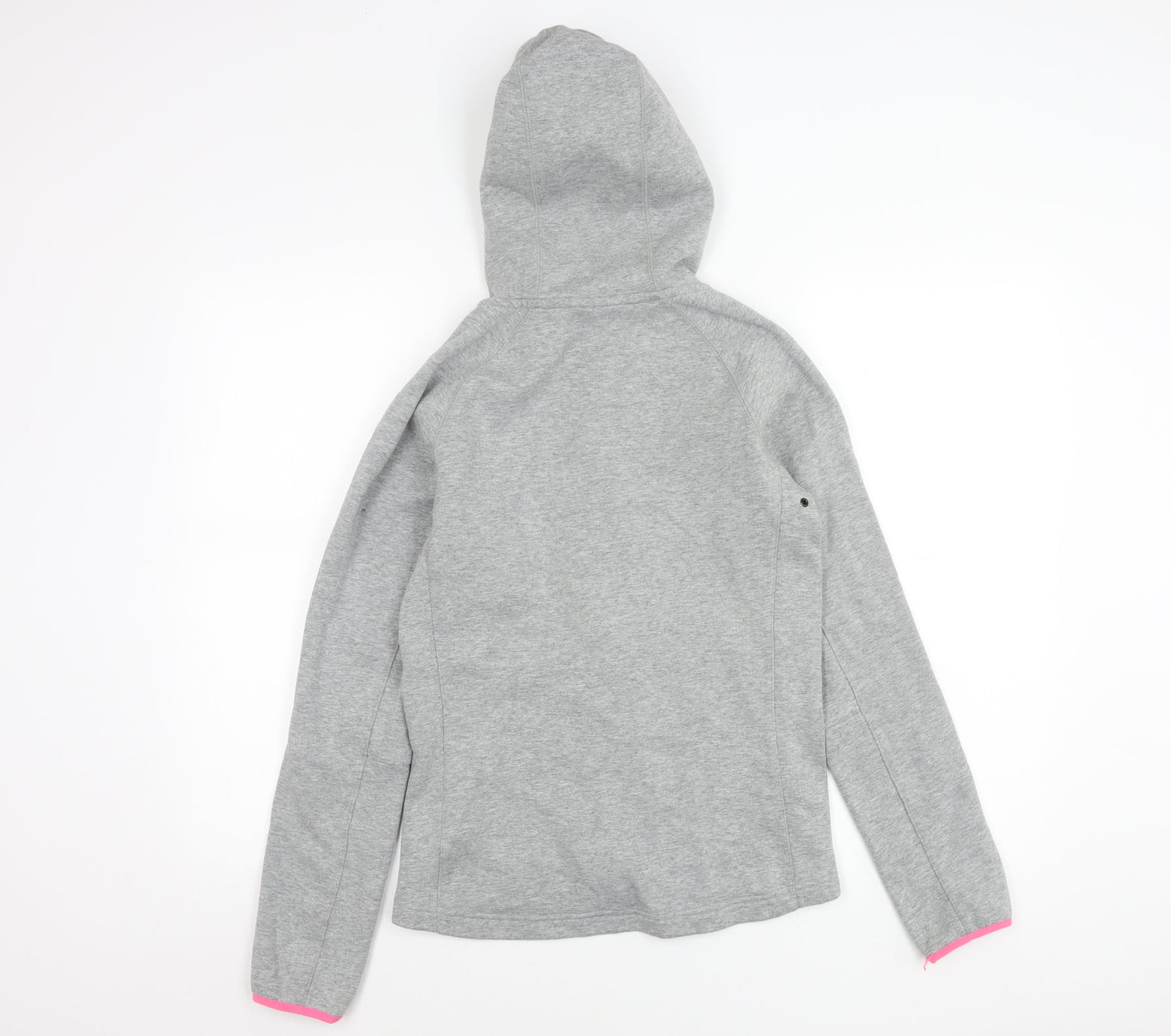 Nike Womens Grey Full Zip Hooded Jacket Size S Sportswear