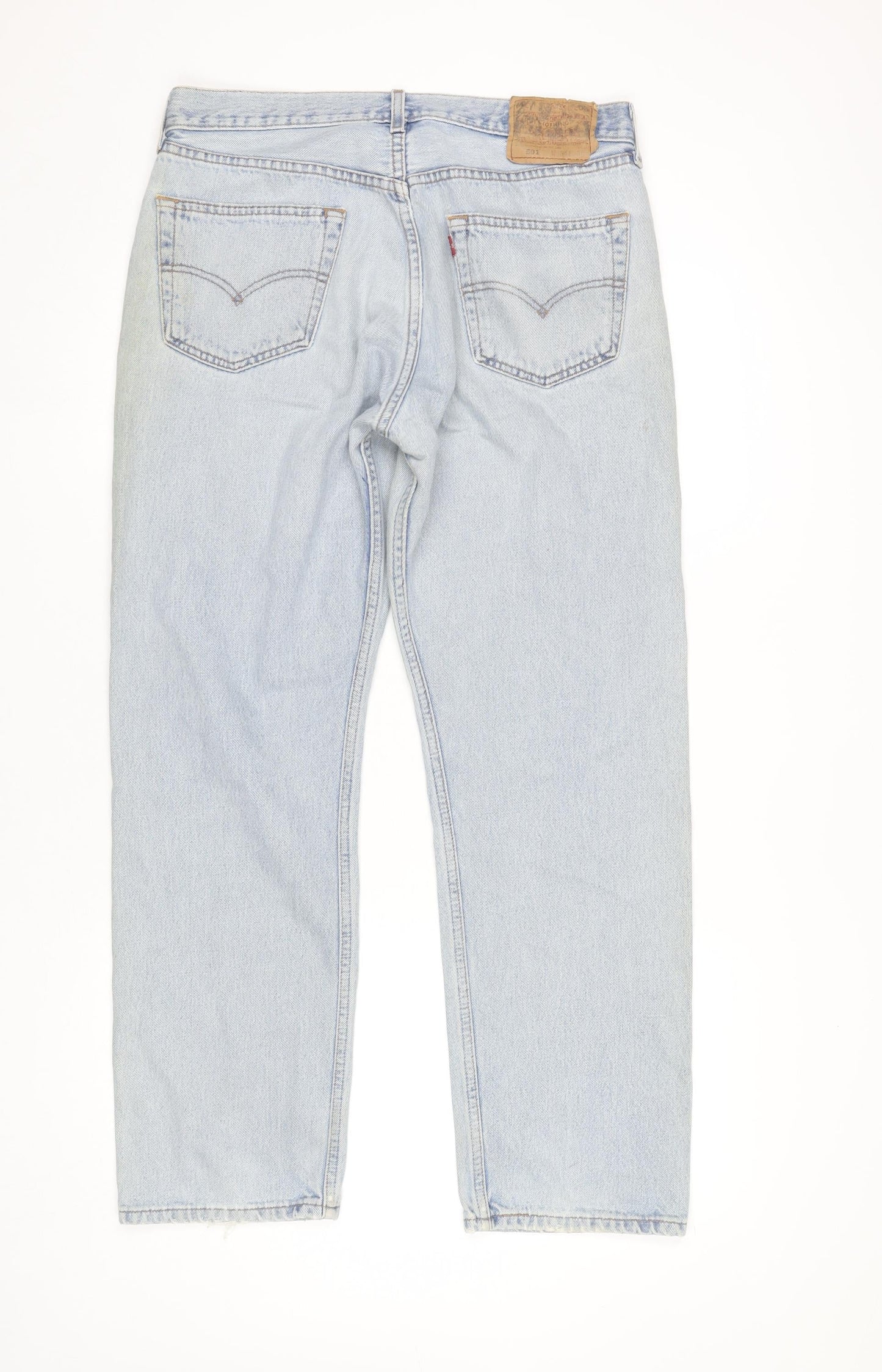 Levi's 501 Men's Blue 34x30 Straight Leg Denim Jeans