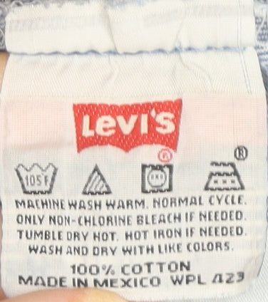 Levi's 501 Men's Blue 34x30 Straight Leg Denim Jeans