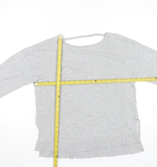 Sweaty Betty Women’s Grey XS Pullover Sweatshirt Cotton Modal Blend
