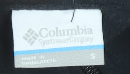 Columbia Men's Black Fleece Jacket Size S Full Zip Outdoor Sportswear