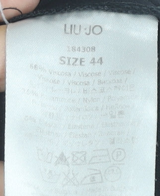 Liu Jo Womens Black Size 16 Pencil Skirt Stretch Workwear