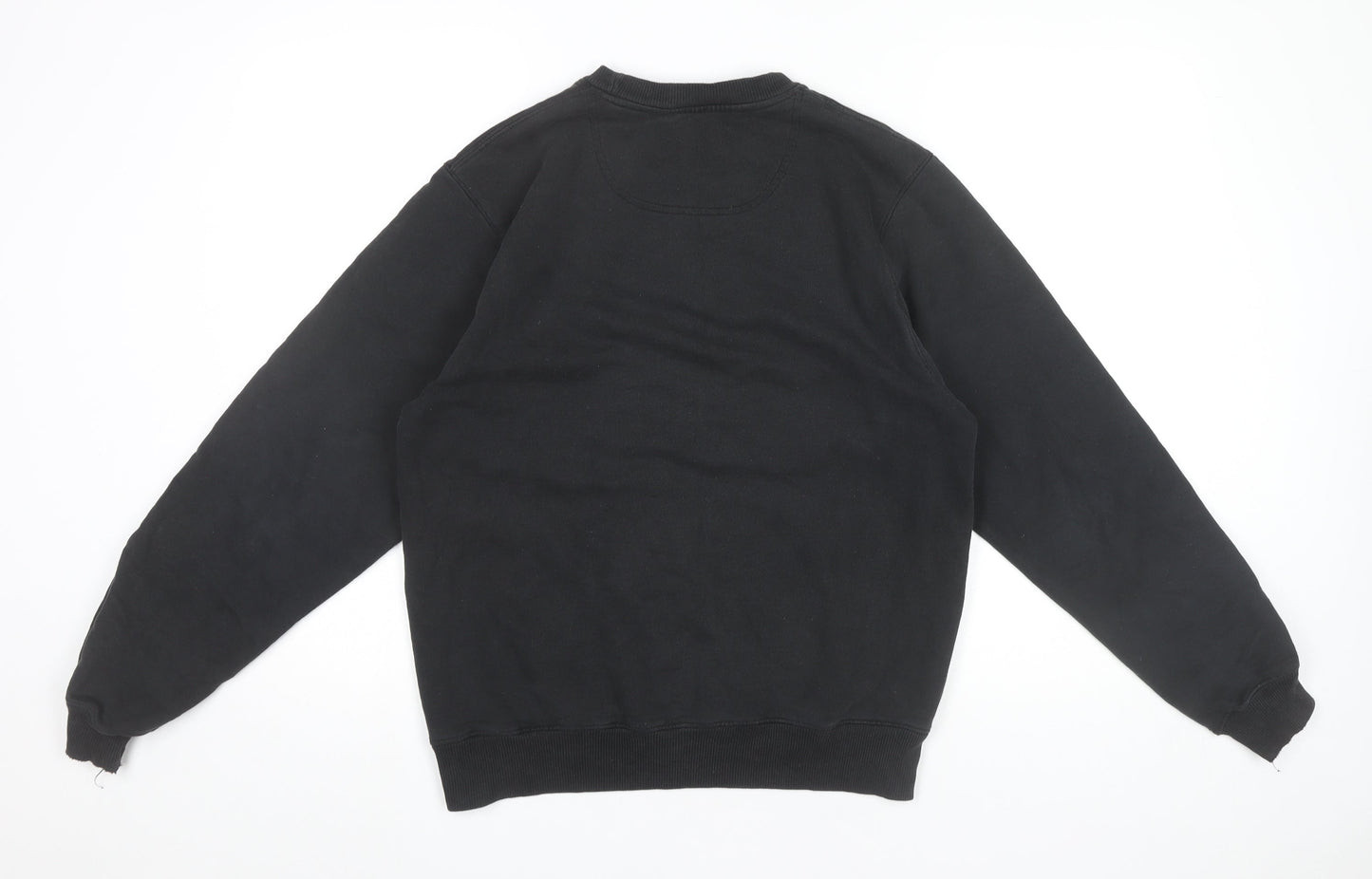 Champion Men’s Black Small Pullover Sweatshirt Crew Neck Logo