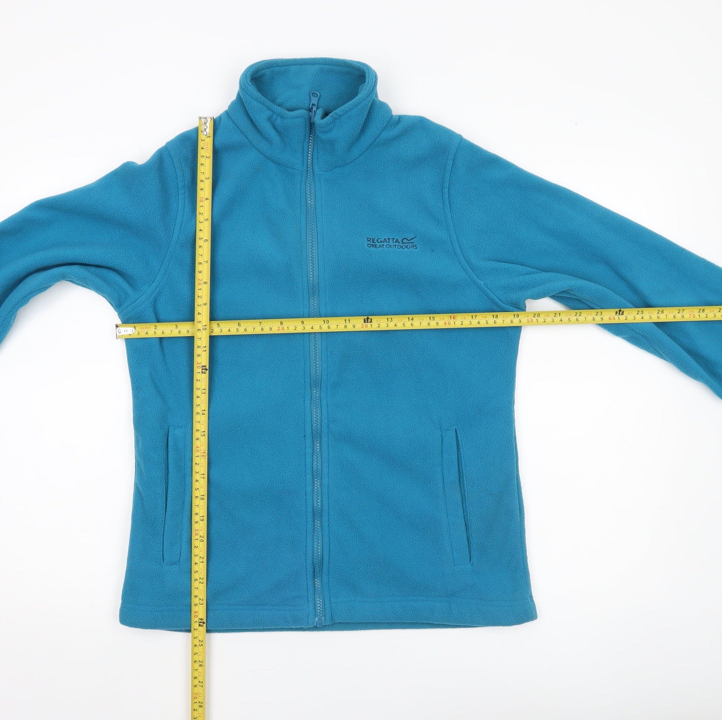 Regatta Womens Blue Fleece Full Zip Lightweight Jacket UK12