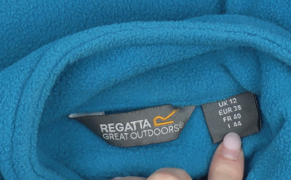 Regatta Womens Blue Fleece Full Zip Lightweight Jacket UK12