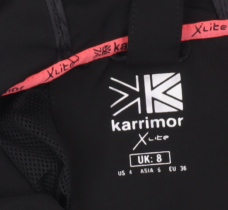Karrimor Women Black Size 8 Softshell Hooded Jacket Outdoor