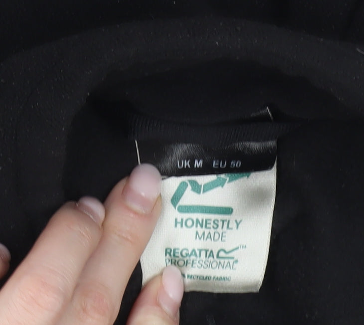 Regatta Men’s Black Medium Fleece Sweatshirt 1/4 Zip Pullover