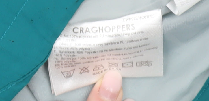 Craghoppers Women’s Green Waterproof Hooded Jacket UK 12