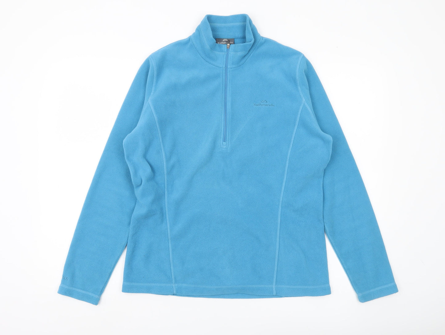 Kathmandu Women’s Blue Fleece Pullover Sweatshirt Size 12 Outdoor