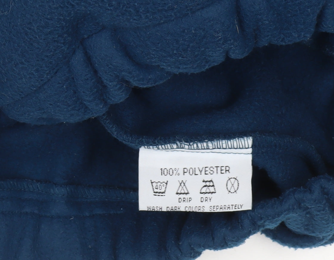 Regatta Men’s Blue Fleece Sweatshirt L Pullover 1/2 Zip Outdoor