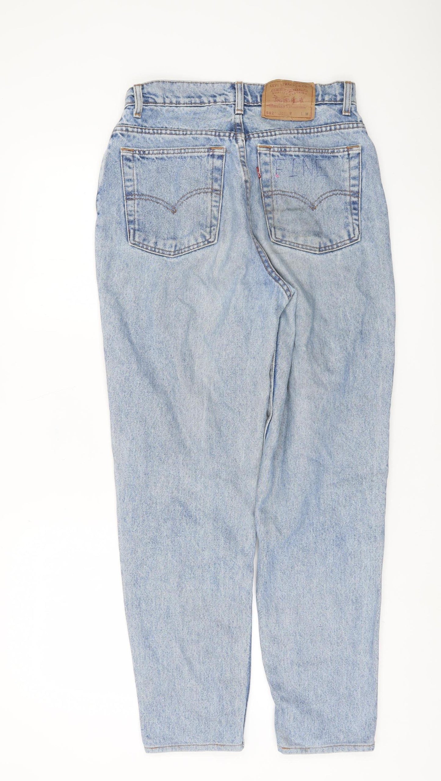 Levi's 512 Women's Blue Slim Tapered High Rise Jeans Size 11
