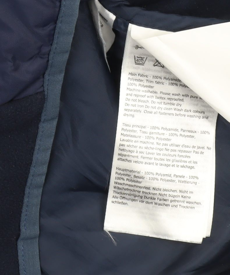 Regatta Mens Blue L Regular Puffer Jacket Outdoor Full Zip Coat