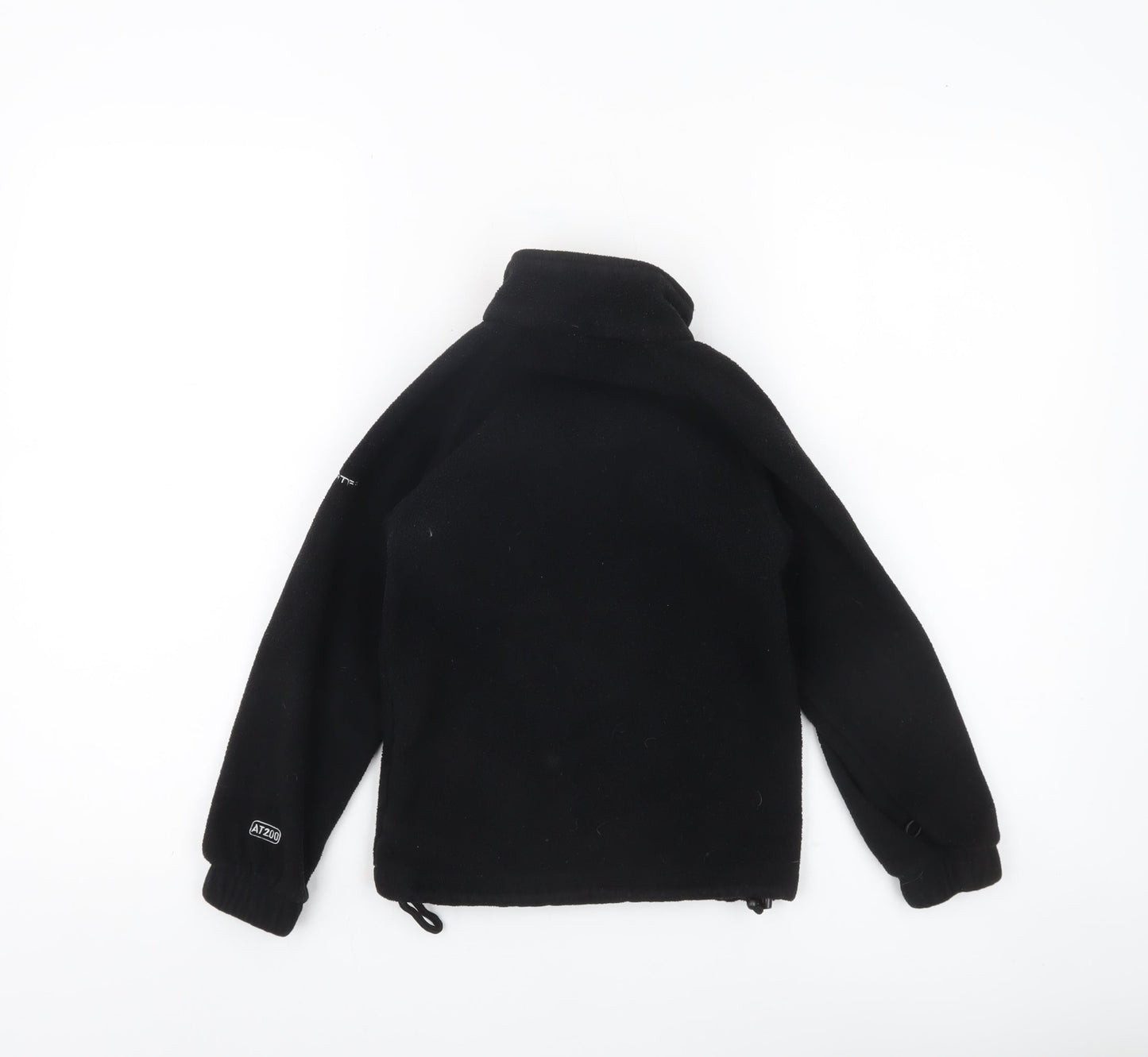 Trespass Boys Black Fleece Full Zip Basic Jacket 5-6 Years