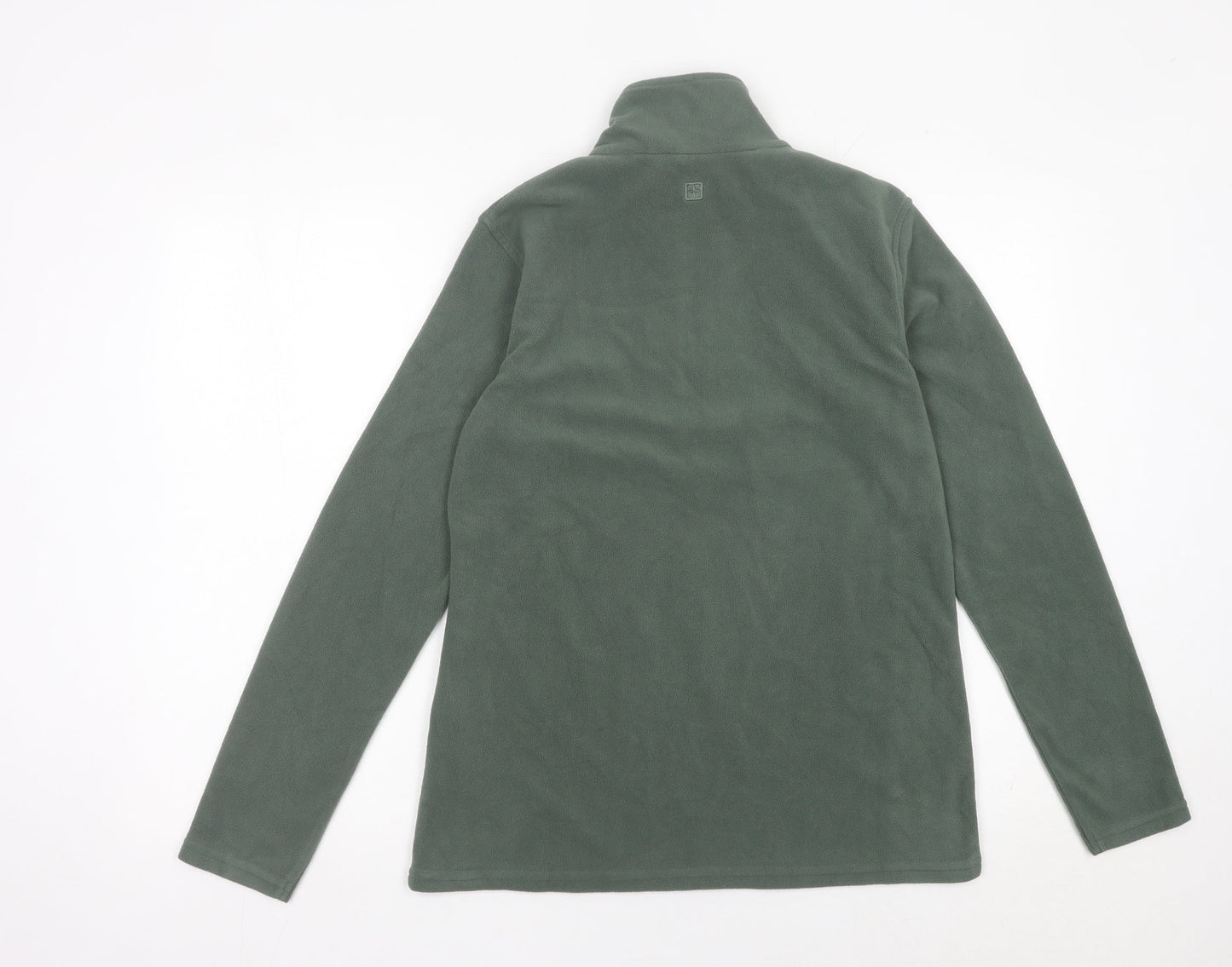 Mountain Warehouse Men’s Green Fleece Sweatshirt M 1/4 Zip Pullover