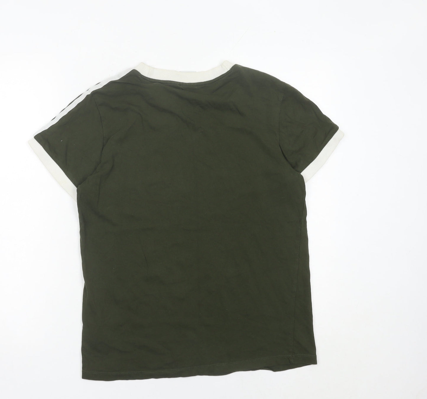 Adidas Men’s XS Green Crew Neck Short Sleeve Sports T-Shirt