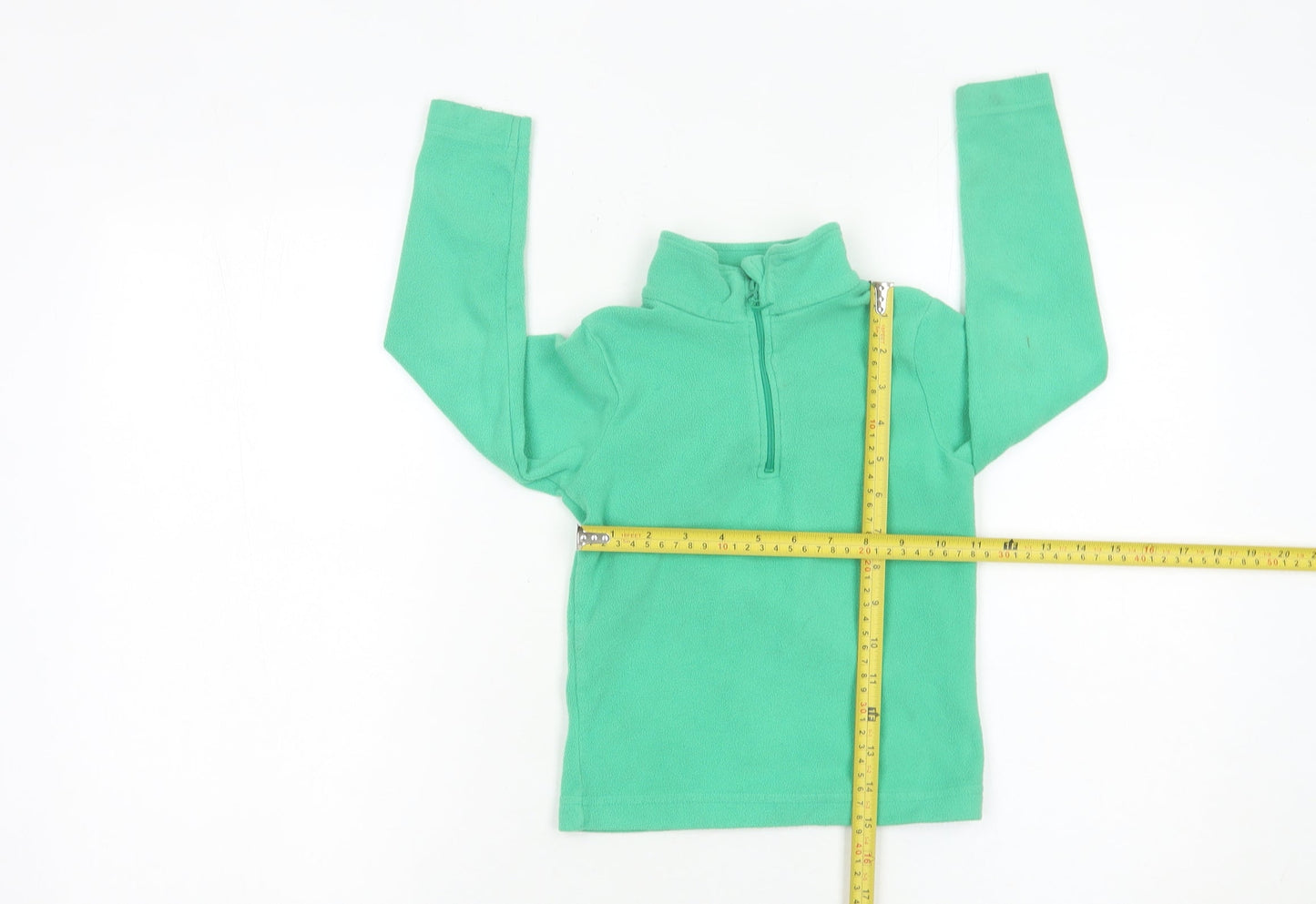 Mountain Warehouse Boys Green Fleece 1/4 Zip Sweatshirt 5-6 Years