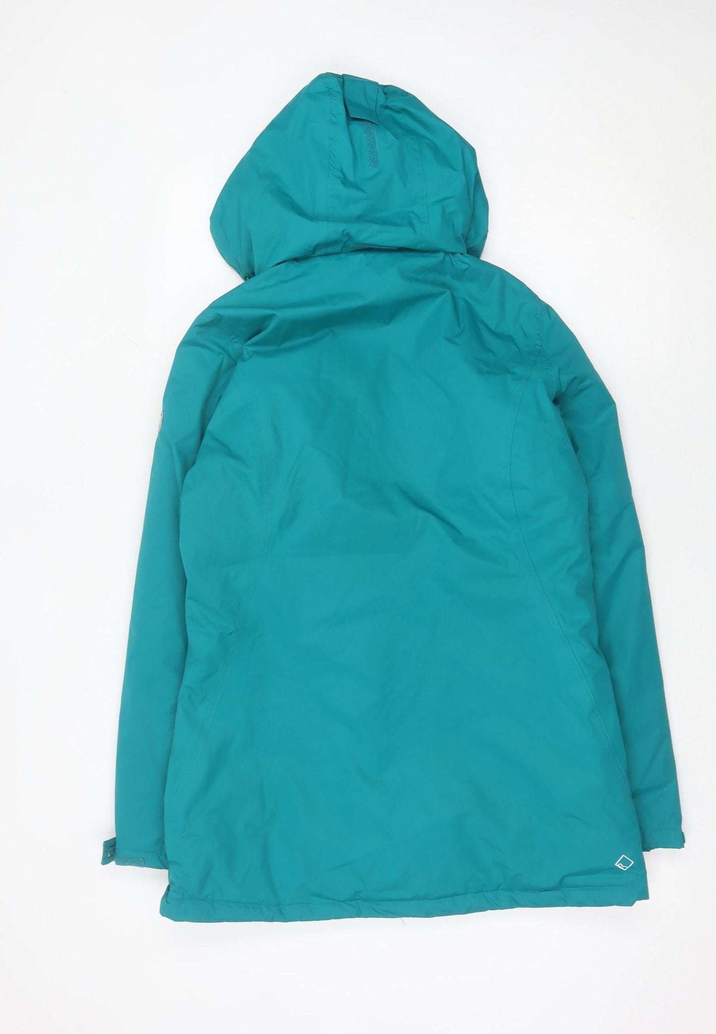 Regatta Womens Green Hooded Parka Jacket Size 10 Waterproof
