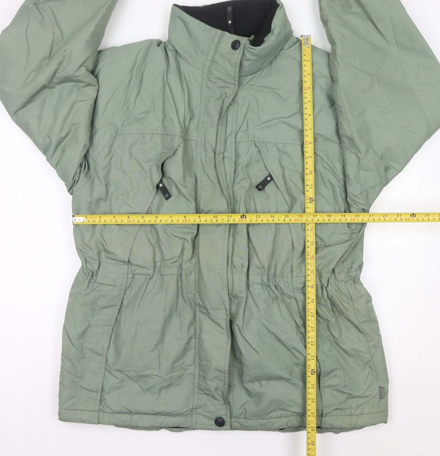 Hawkshead Women’s Green Parka Jacket Size L Nylon Polyester Winter