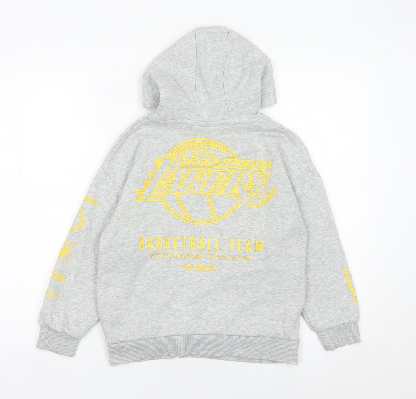 NBA Boys Grey Los Angeles Lakers Pullover Hoodie 8 Years Regular Fit