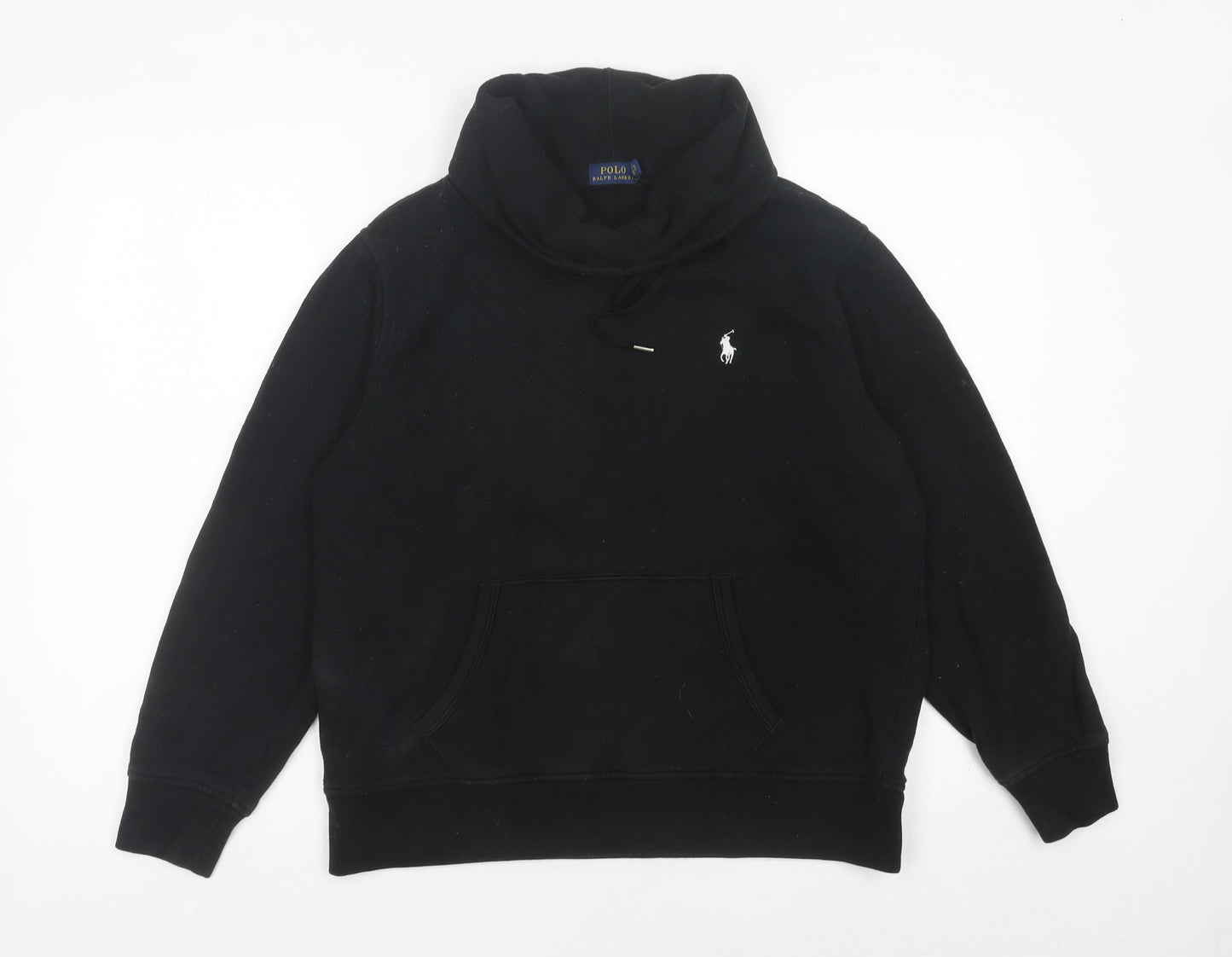 Ralph Lauren Polo Women’s Black Pullover Hoodie Size S Cotton Blend