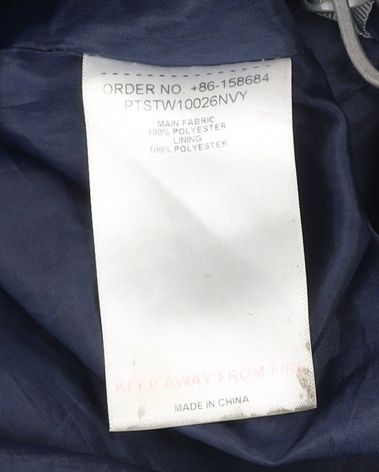 Peter Storm Womens Blue Size 8 Waterproof Hooded Rain Jacket