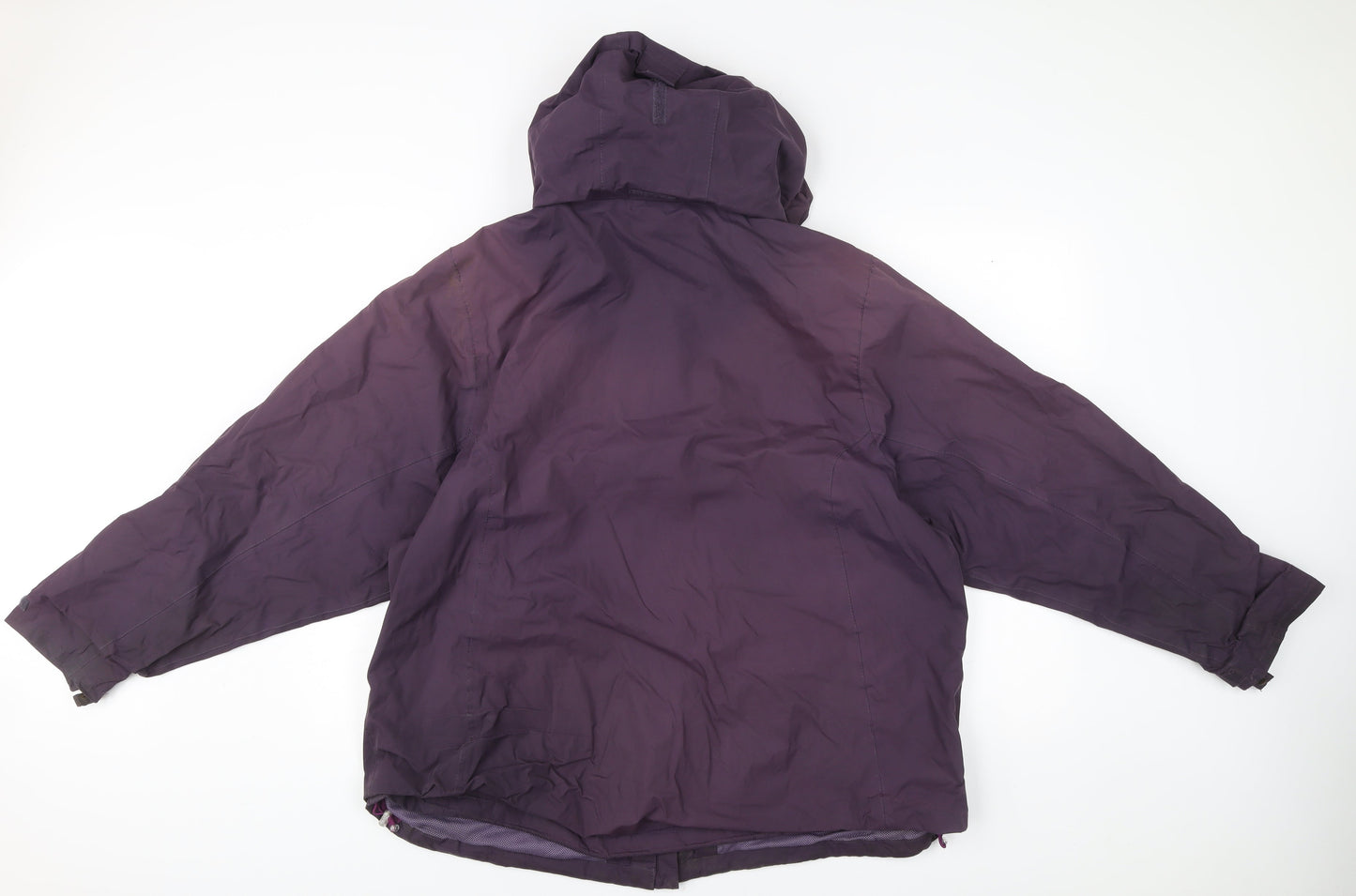 Regatta Women’s Purple Waterproof Hooded Rain Jacket UK 22