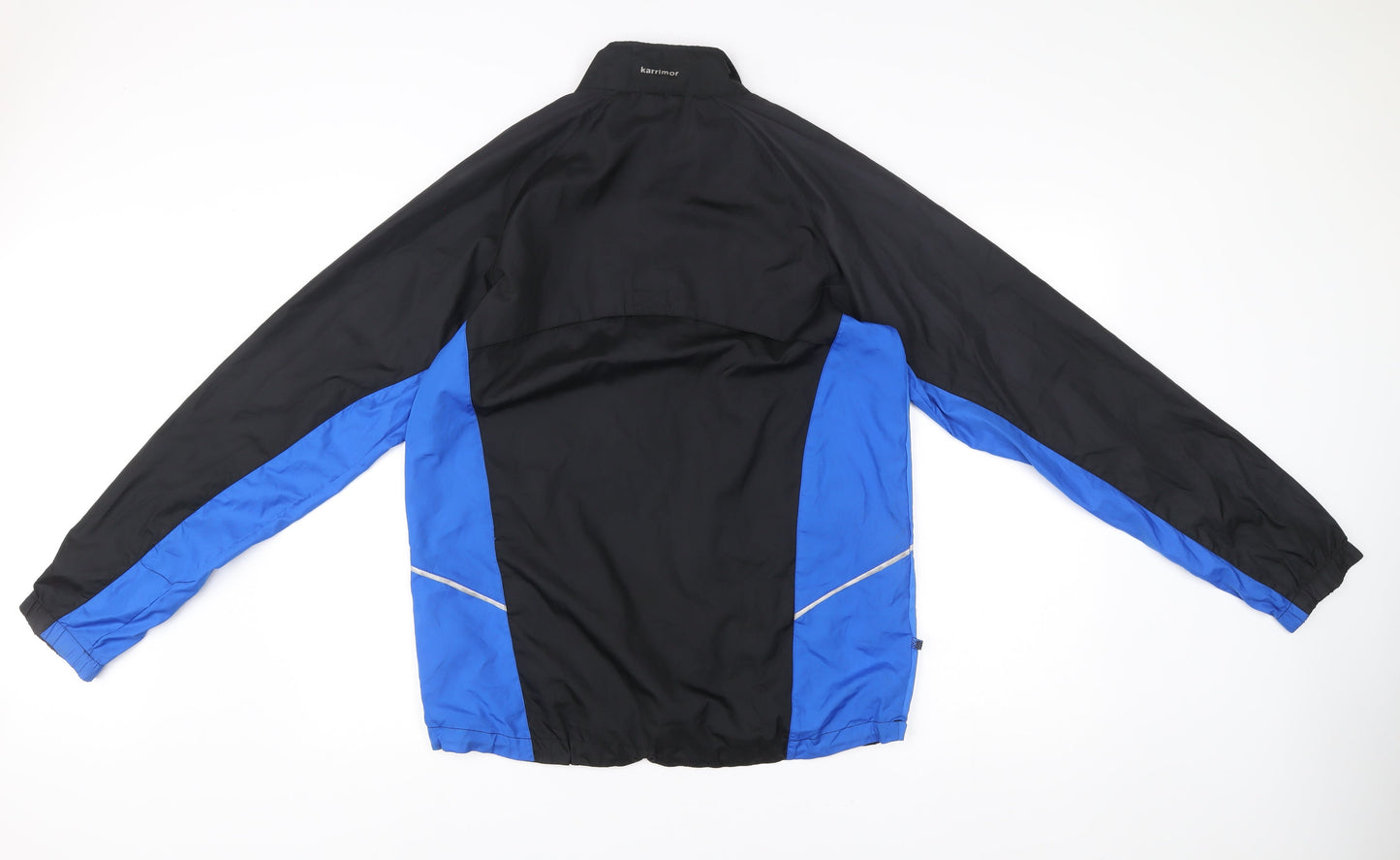Karrimor Men's Black Blue Running Windbreaker Jacket Size S