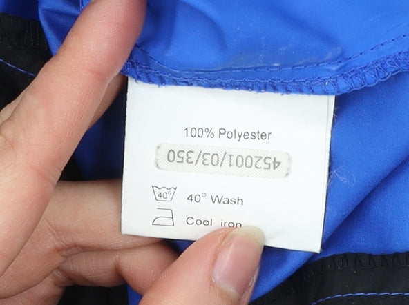 Karrimor Men's Black Blue Running Windbreaker Jacket Size S