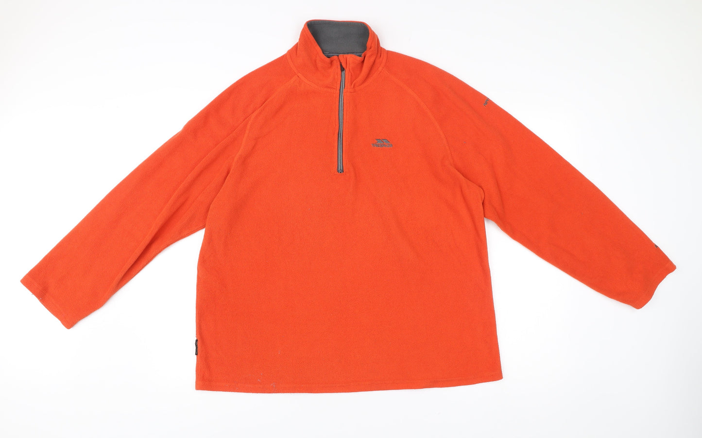 Trespass Mens Orange 2XL Fleece Pullover Sweatshirt Outdoor Hiking
