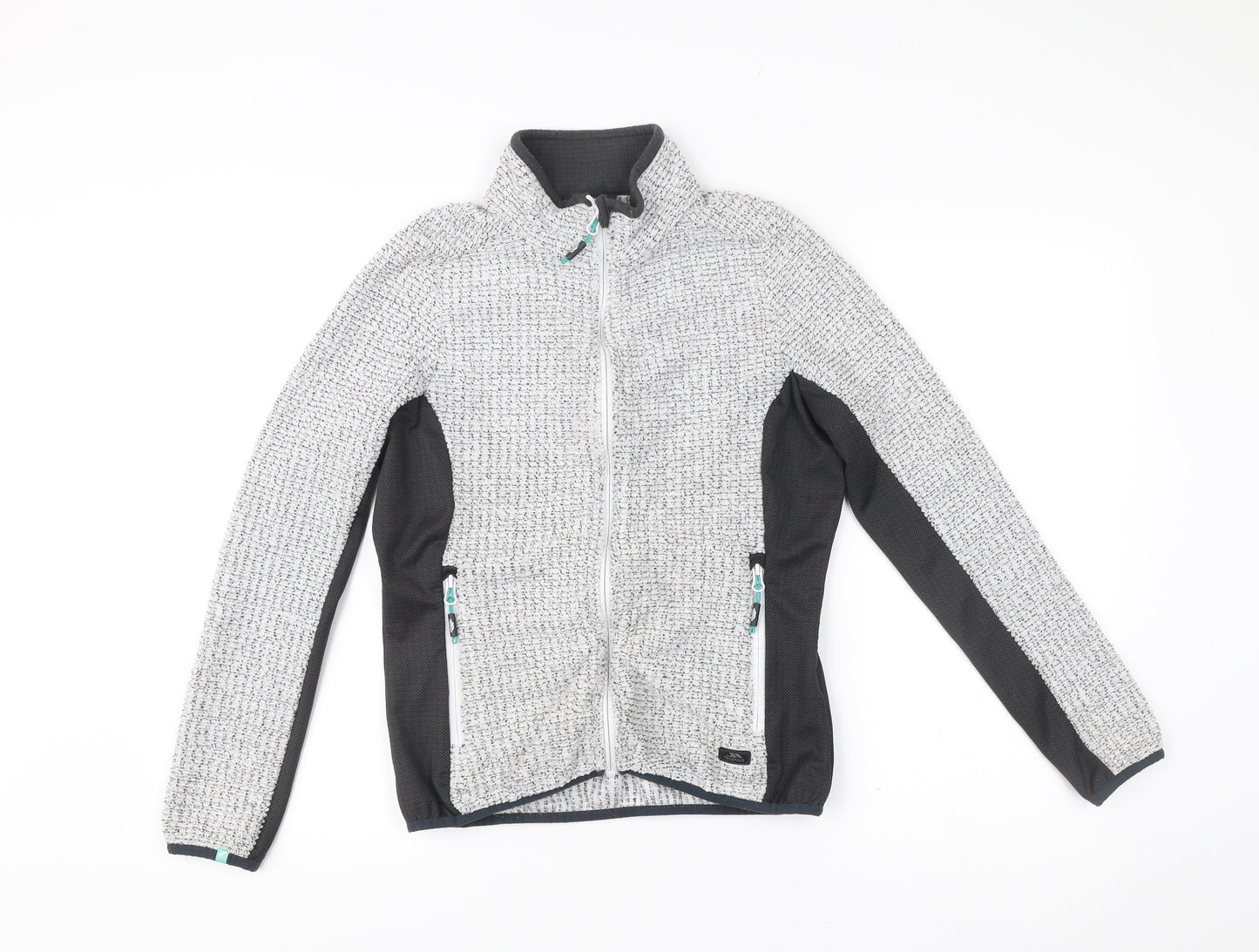 Trespass Womens Grey Size 12 Full Zip Lightweight Active Jacket