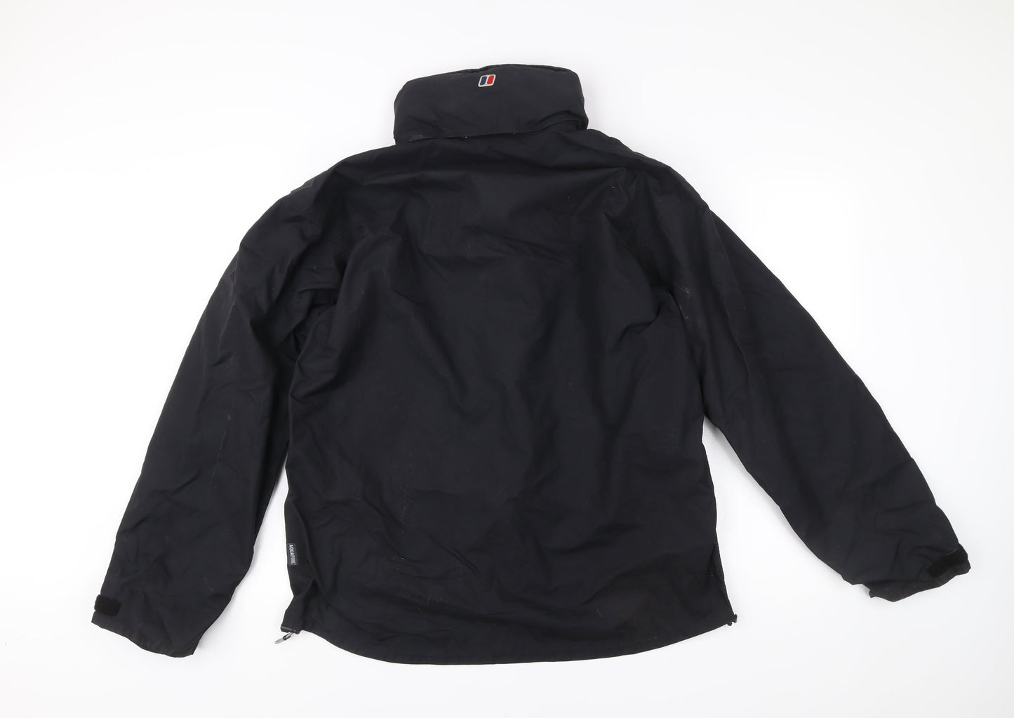Berghaus Mens Black L Rain Coat Jacket Waterproof Hooded Outdoor