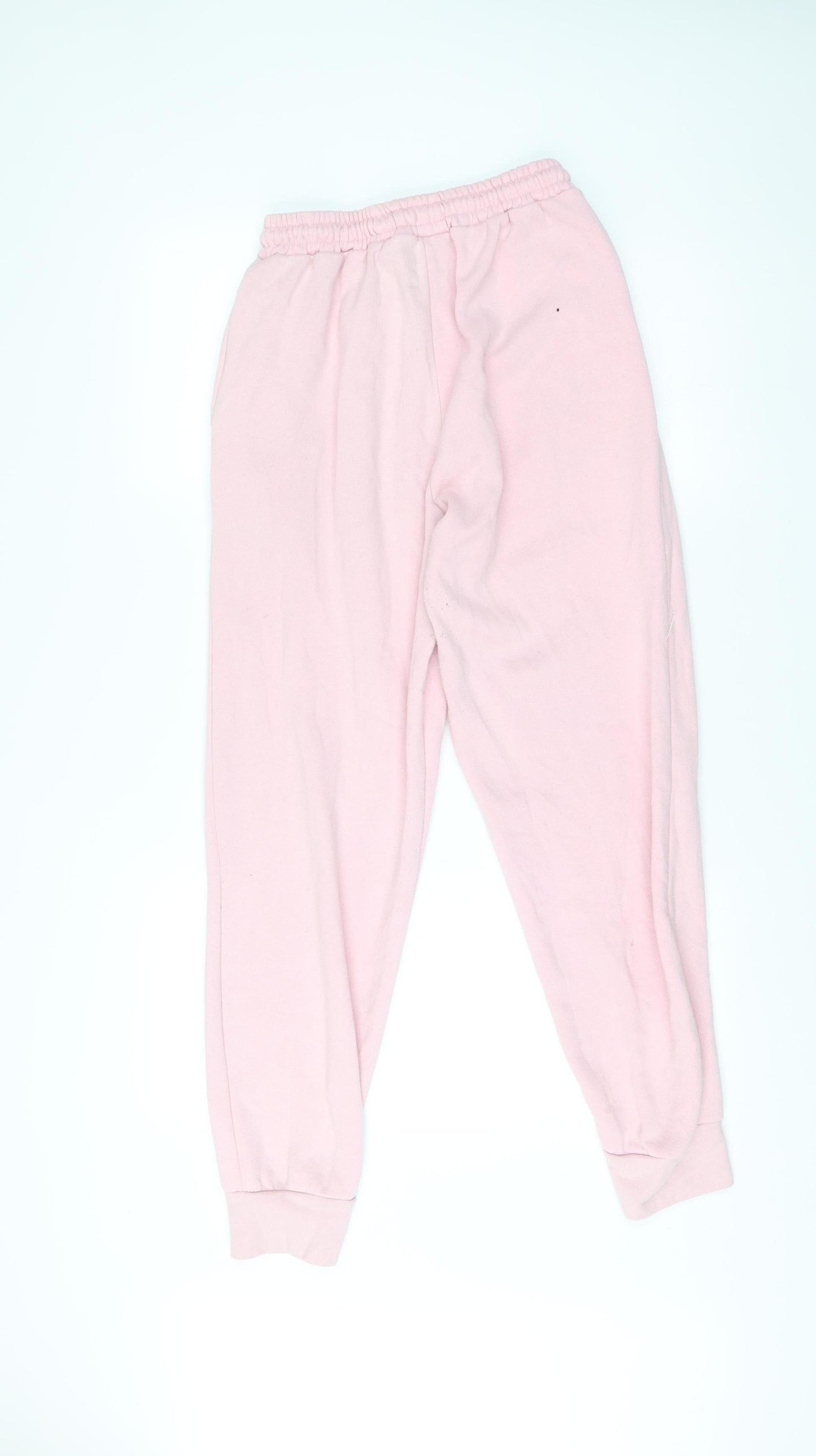 Bench Women Pink Jogger Sweatpants UK 12 Cotton Blend