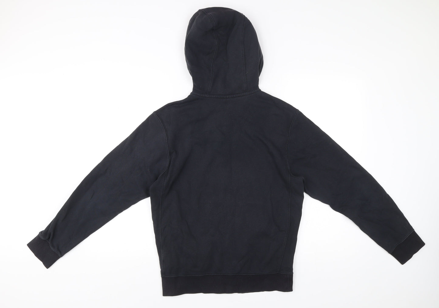 Nike Men's Black XS Full Zip Hoodie Cotton Fleece Jacket