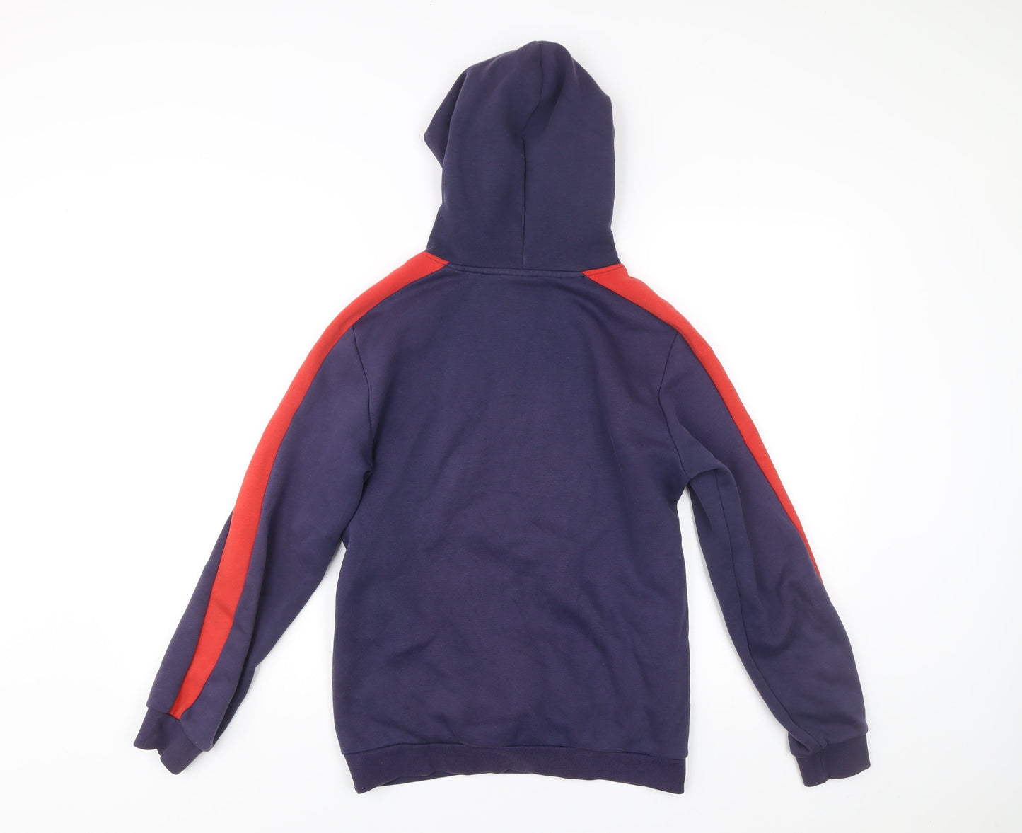 Puma Boys Blue Pullover Hoodie 14 Years Sports Logo Cotton Blend