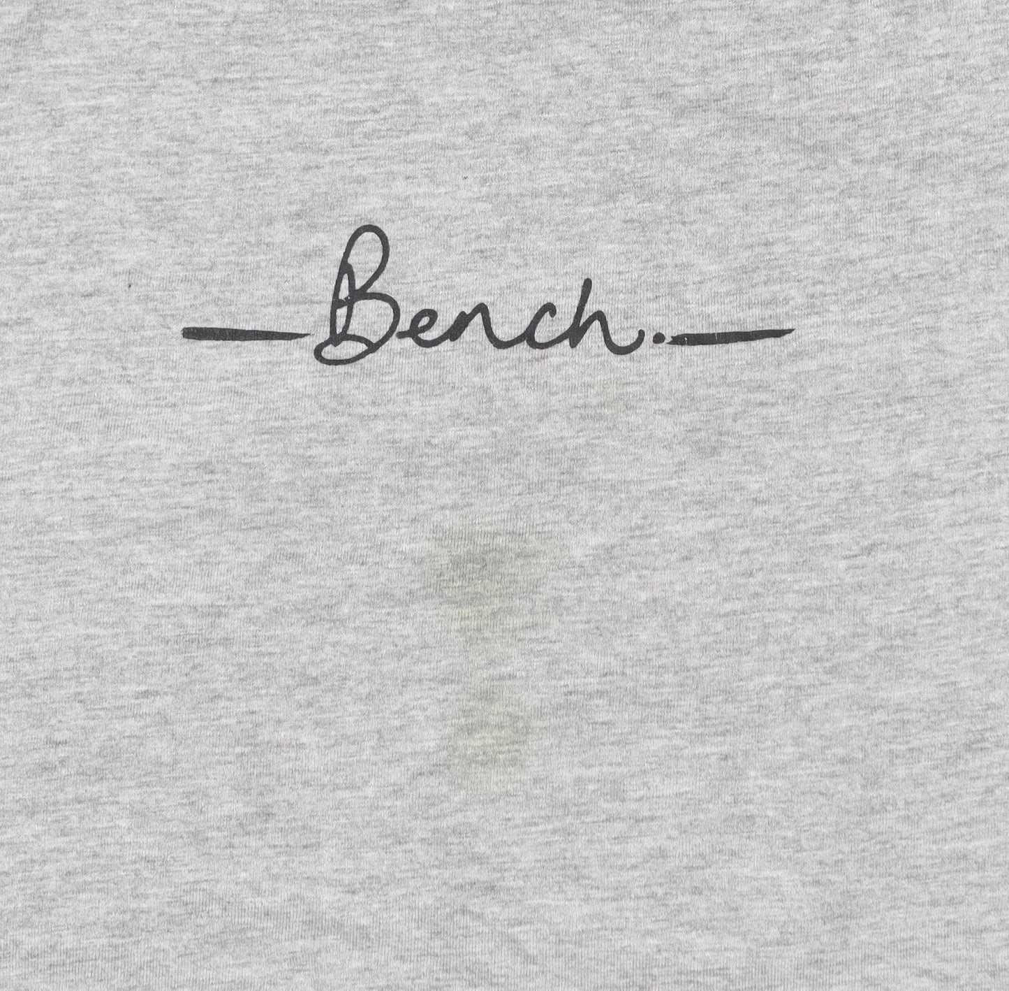 Bench Womens Grey Size 12 Crew Neck Short Sleeve T-Shirt