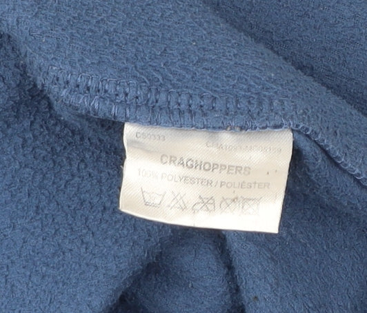 Craghoppers Mens Blue Fleece Sweatshirt 2XL Half Zip Pullover Outdoor