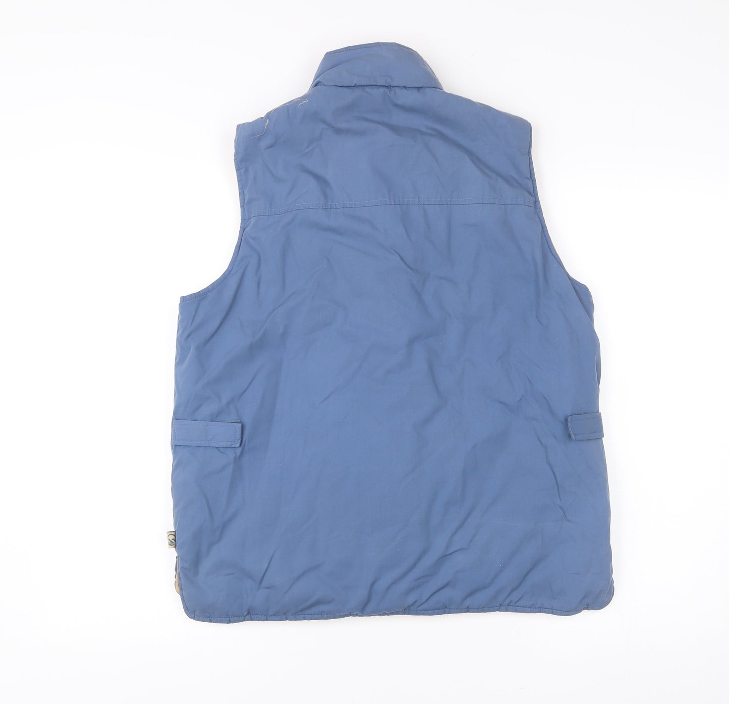 Hawkshead Men's Blue Waistcoat Bodywarmer M Polyester Cotton Hiking