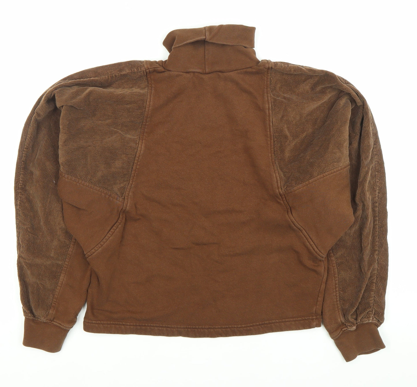 Nike Women’s Brown Pullover Sweatshirt M Corduroy Logo Retro